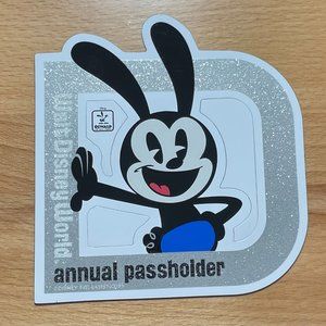 Oswald The Lucky Rabbit Annual Passholder Magnet